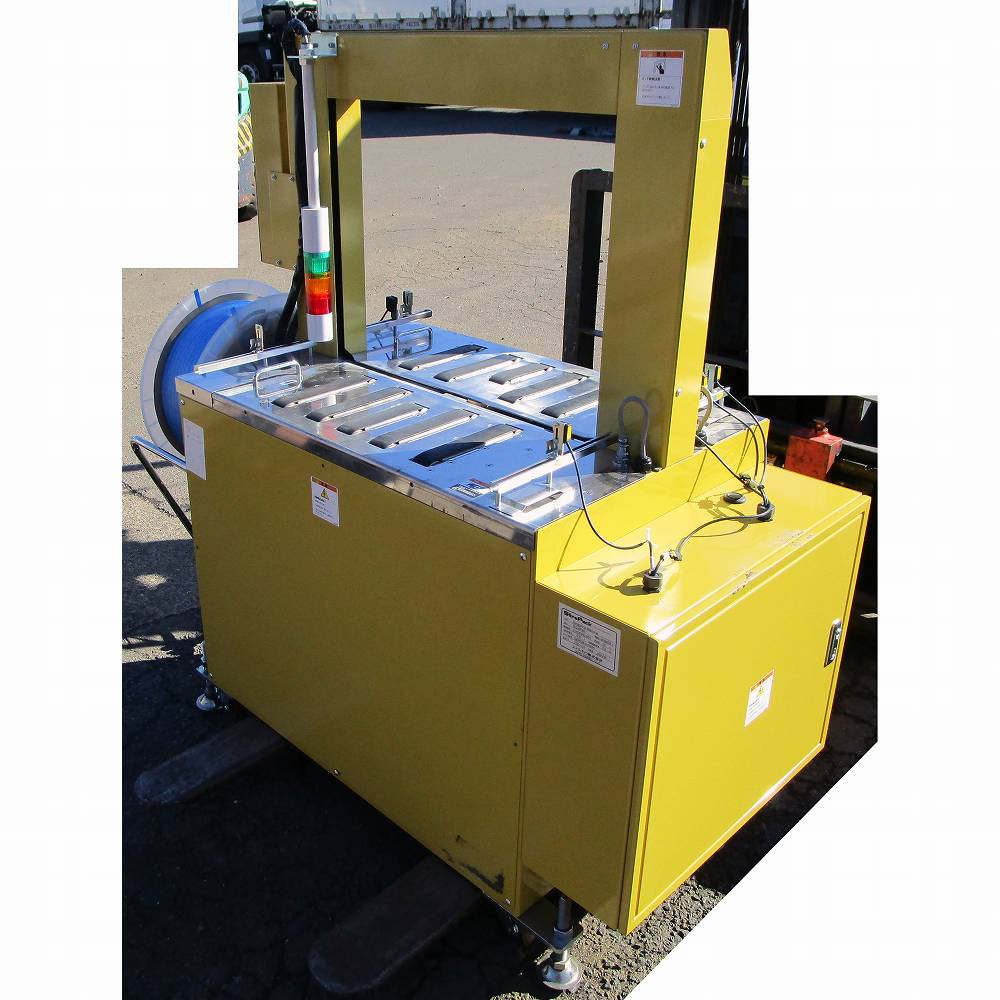 ベルト駆動型全自動梱包機 バンド掛け機 中古 ストラパック RQ-8FB5